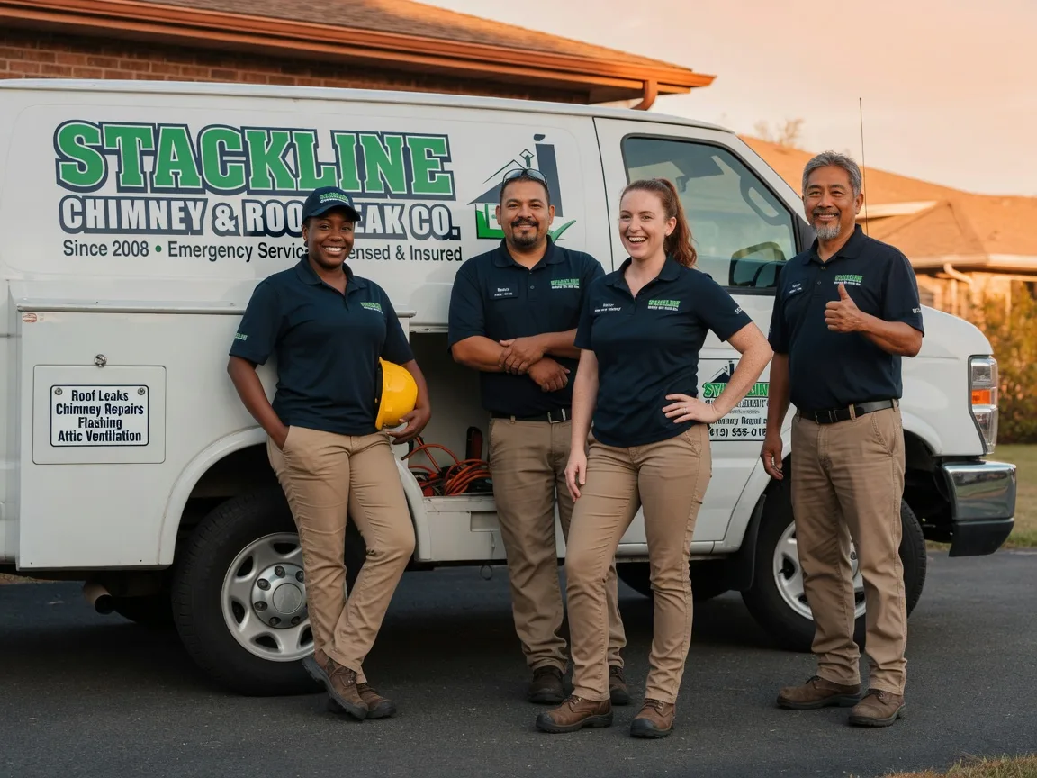 Chimney flashing repair company in Clayton, NC